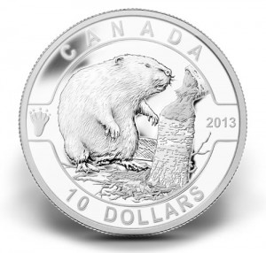 2013加拿大O Canada系列海狸精制銀幣