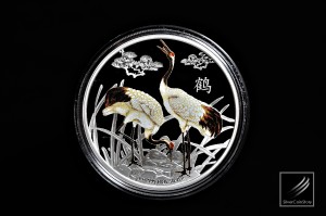 Feng Shui Cranes (風水鶴), Niue, 2013, 31g