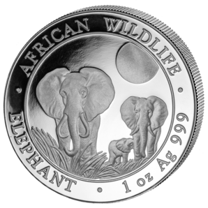 Elephant, Somalia, 2014, 1oz