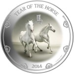 Year of the Horse Coloured, Niue, 2014, 1oz
