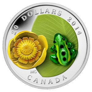 2014_20_Fine_Silver_Coin_Water_lily_and_Venetian_Glass_Leopard_Frog_4__57229.1396494842.1280.1280