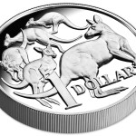30th Anniversary of the $1 Coin: Mob of Roos High Relief, Australia, 2014, 1oz