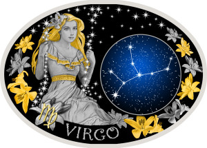 Zodiac Signs: Virgo, Niue, 2014, 21g
