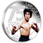 75th Anniversary of Bruce Lee, Tuvalu, 2015, 1oz, .999