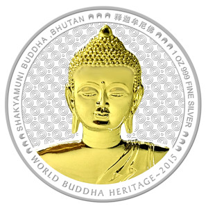 2015 WBH Shakyamuni 1oz Silver Obv
