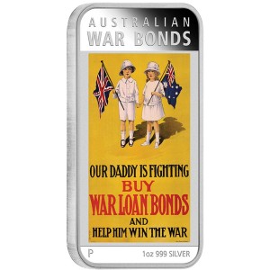 Australian Posters of World War: War Bonds, Australia, 2016, 1oz, .999