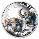 2016 50c Snow Leopard Cubs 1_2oz Silver Proof Reverse