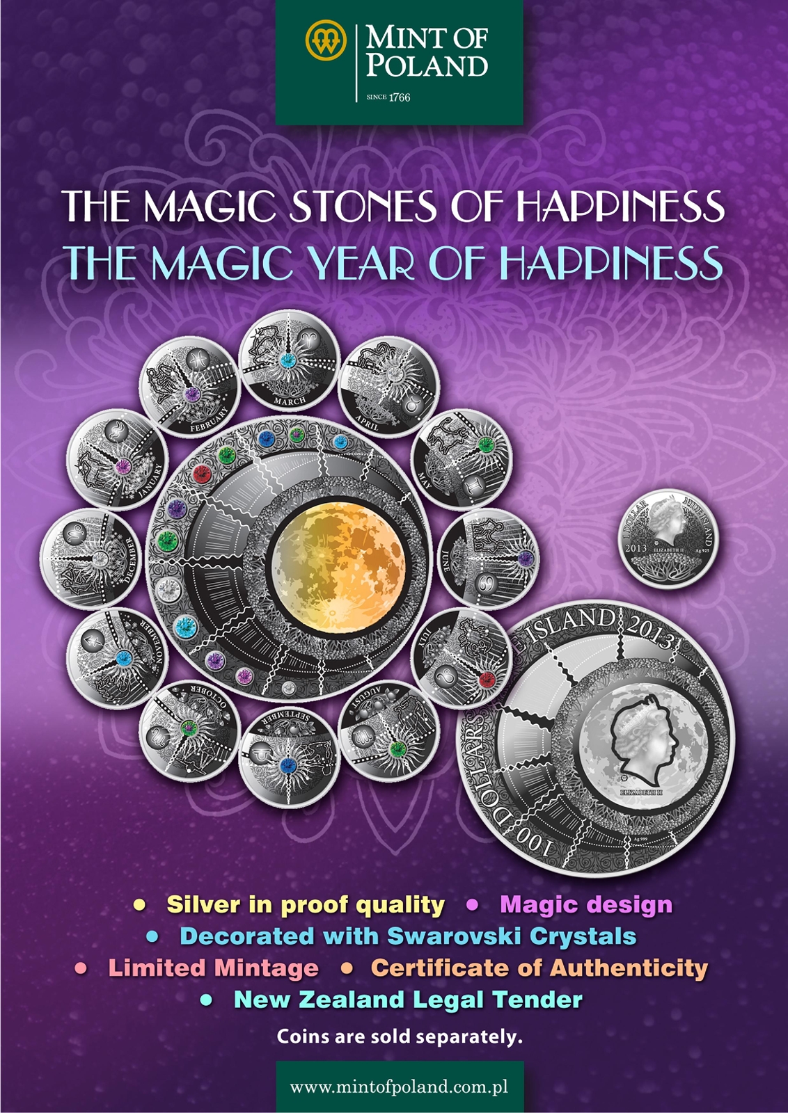 Magic Year of Happiness, Niue, 2013, 400g SilverCoinStory